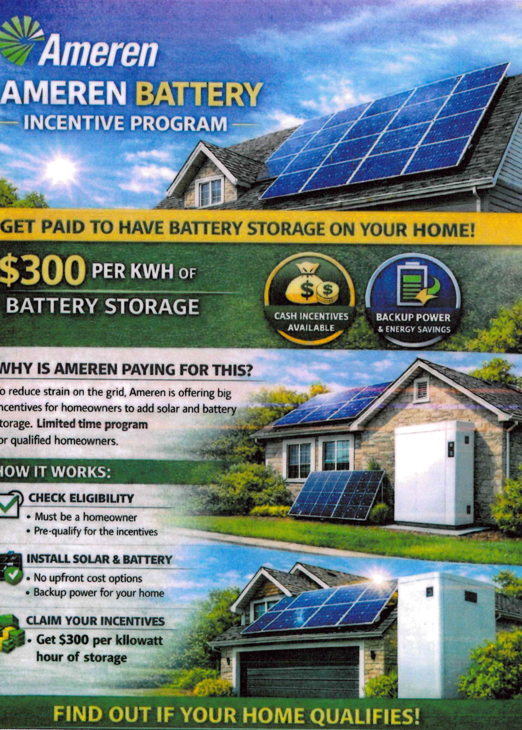 Ameren Battery Incentive Program
